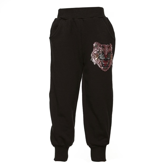 Girls Sequin Bobcat Jogger Set - Picture 3 of 4